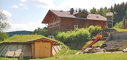 Berghütten im Sommer
